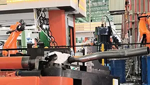 Этап гибки труб